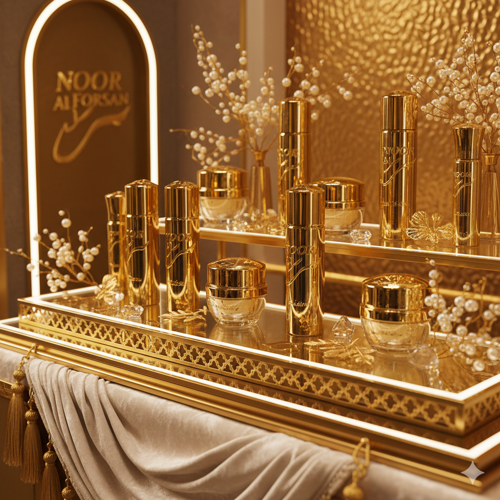 Luxury Cosmetics Display